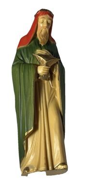 Vintage Mid Century Plastic Hong Kong Wise Man King Christmas Nativity Figurine